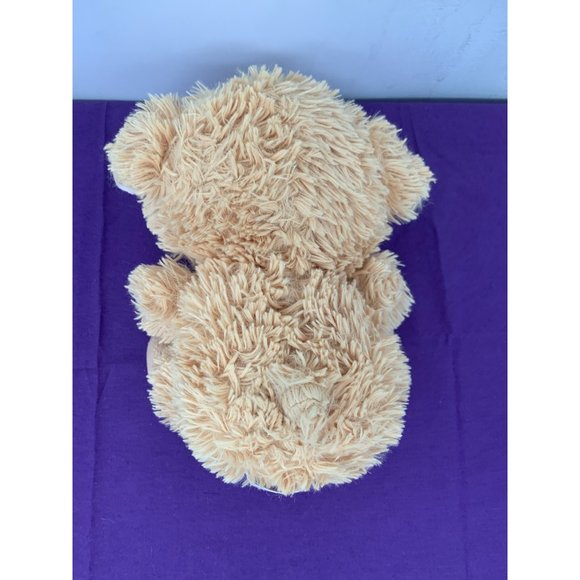 8 Inch Cream Sheep Tom’s Toys International Pink Bow with Blue Dots - Picture 5 of 9